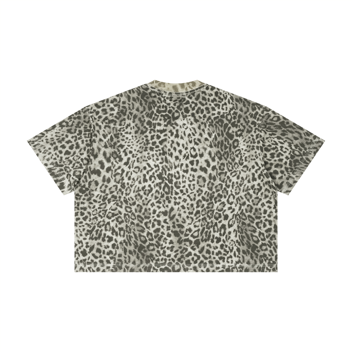 B LOGO LEOPARD PRINT