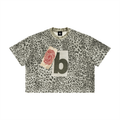 B LOGO LEOPARD PRINT