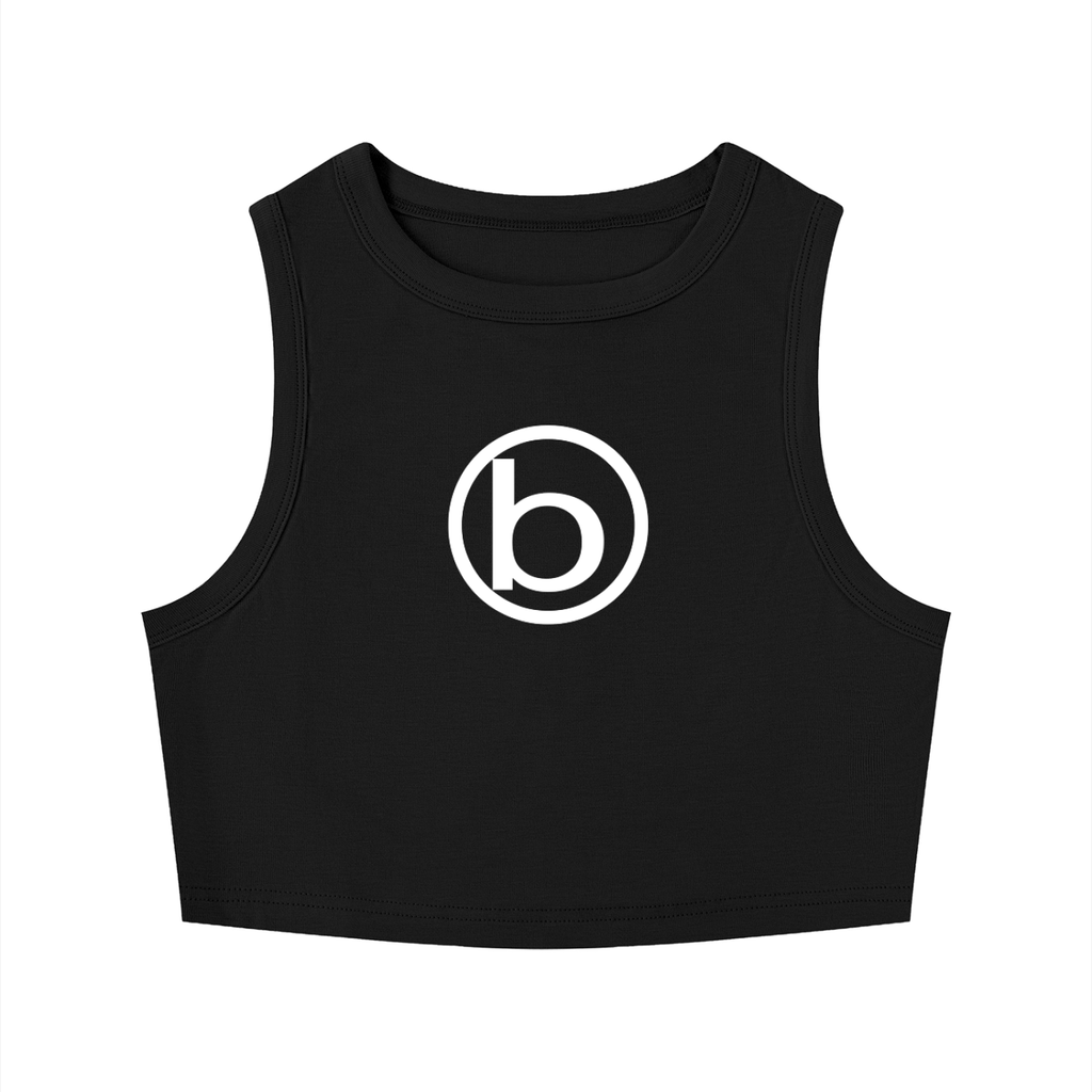 B LOGO WMNS CROPPED TANK