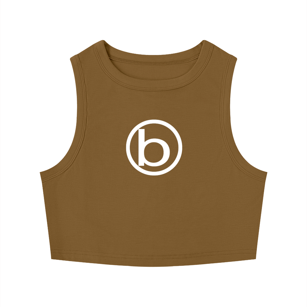 B LOGO WMNS CROPPED TANK